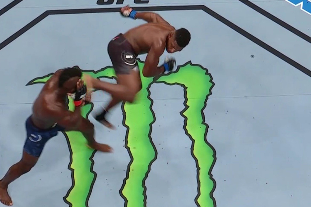 UFC On ESPN+ 37 Video: Joaquin Buckley’s Insane Back Kick Delivers ...